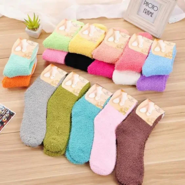 Floor Socks: Cozy Brights