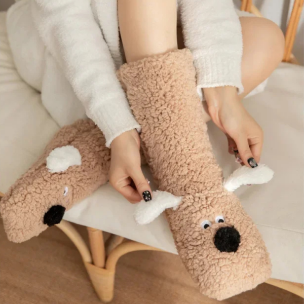 Floor Socks: Bark & Snuggle