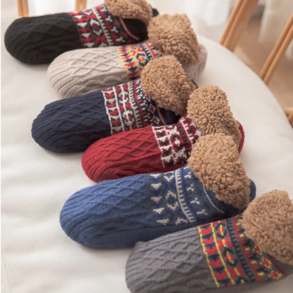 Floor Socks: Heritage Cozy Slippers