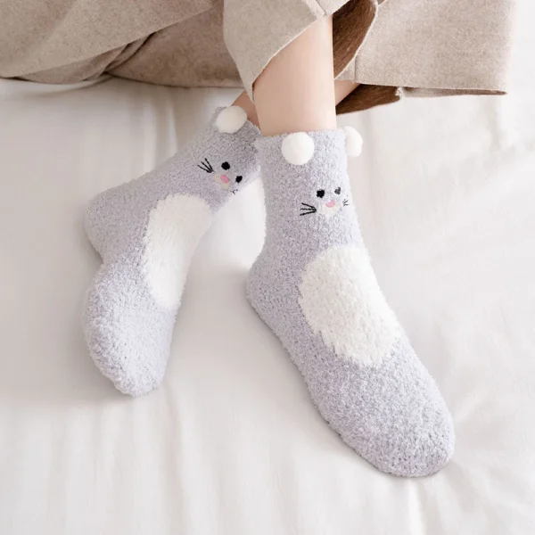 Floor Socks: Whisker & Paw Warmers - Image 5