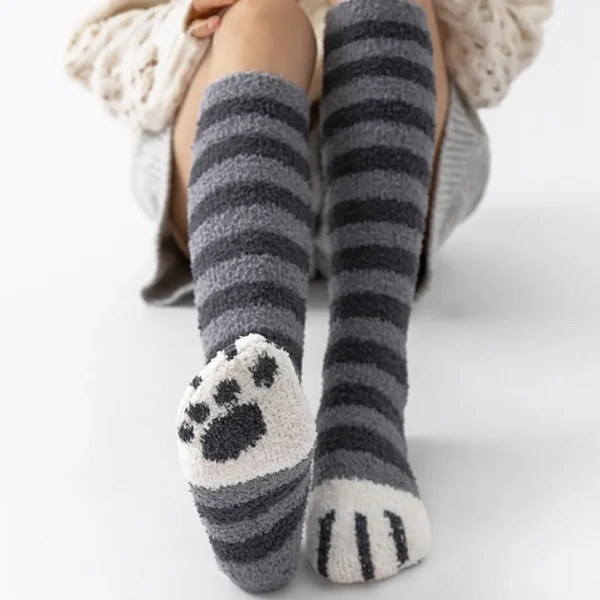 Floor Socks: Cat Paws - Image 3