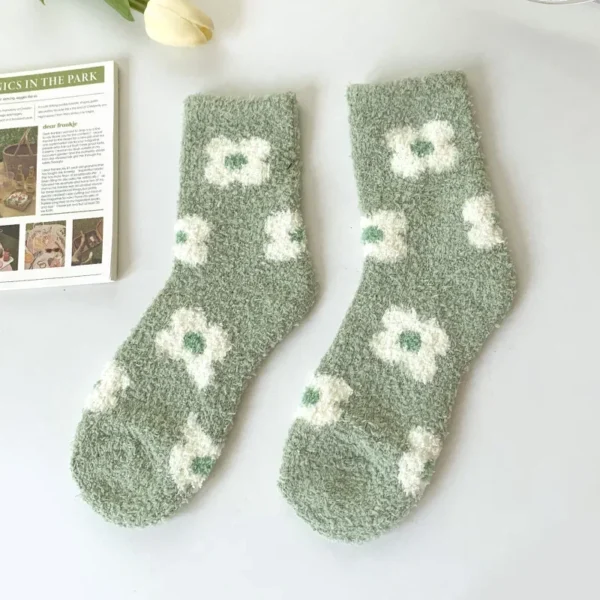 Floor Socks: Fruit & Floral Fuzzies - Image 6