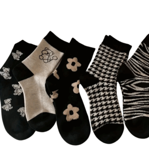 5 Pairs: Black & Bold Set