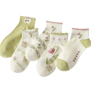 5 Pairs: Pastel Petals Set
