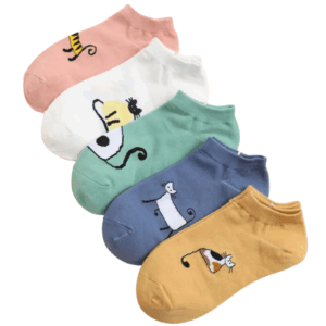 5 Pairs: Whimsical Cat Set