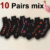 10 Pairs - Enchanted Blossom