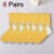 6 Pair - Yellow Silly Goose