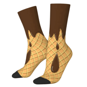 1 Pair: Chocolate Waffle Cone