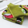 1 Pair Women's Cozy Cotton Crew Socks Sushi Carrot Watermelon Ice Cream Avocado Egg Hamburger Pattern Street Cartoon Funny Socks - Image 5