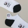 5 Pairs/Pack Women's Cow Letter Stripe Print Cartoon Cute Ankle Socks Cotton Soft Breathable Spring Summer Short Socks Lot - Image 5