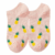 1 Pair - Pink Pineapple